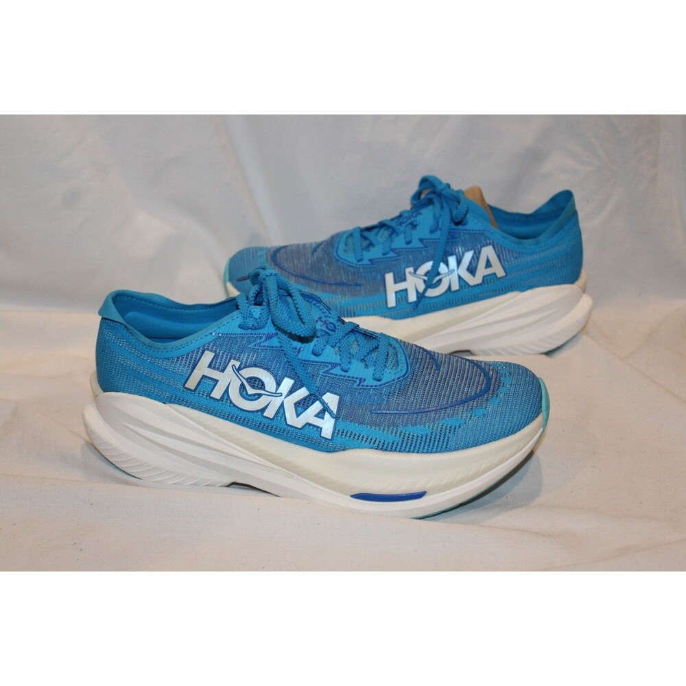 NEW Hoka One Men's MACH X 2 RUNNING SNEAKERS SYVR BLUE SZ 11 NEW $190